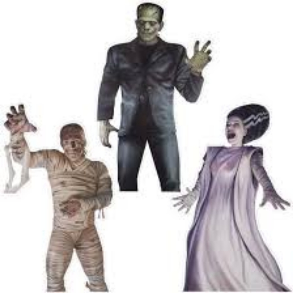 NEW MONSTER WINDOW CLING
